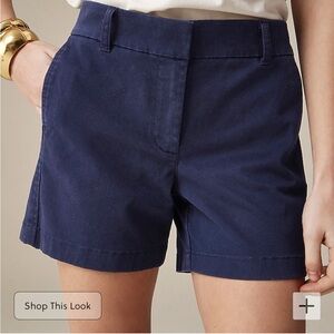 J. Crew navy 5” chino shorts size 2